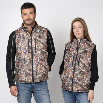Camouflage heating vest