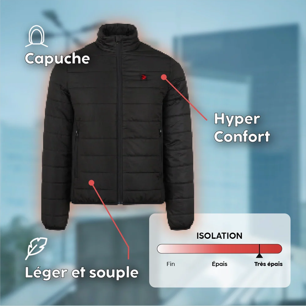 ESSENTIAL Jacket with eco-designed battery
